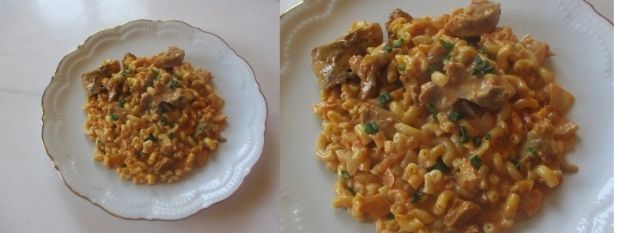 Pâtes sauce Curry et Curcuma