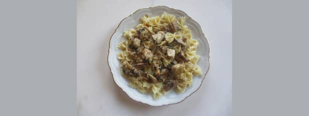 Pâtes Poulet Champignon au 3 poivres