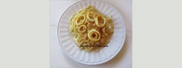 Pâtes aux Calamars aux tomates