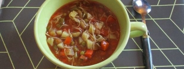 Potage express légumes vermicelle