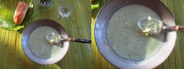 Soupe d'orties et vermicelles