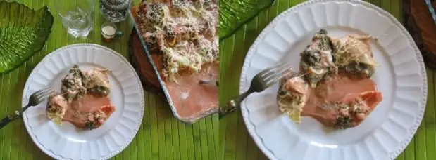 conchiglioni au chèvre épinard et thon