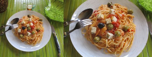 Pâtes à la Grecque