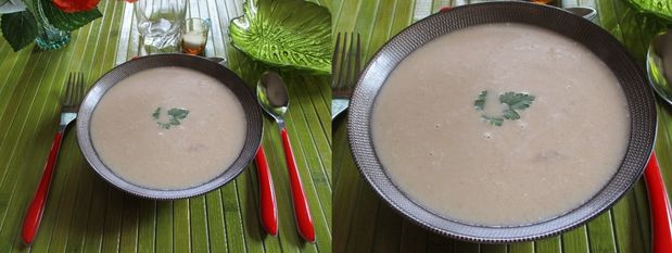 Velouté de concombre au paprika