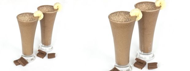 Boisson banane chocolat